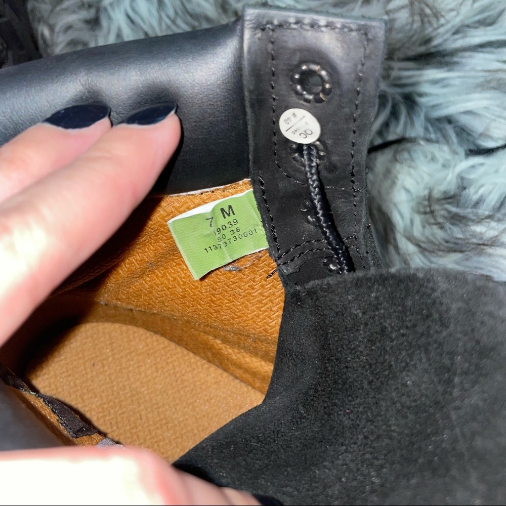 Timberland Basic 6 Inch Boot Men’s Size 7 BLACK Leather - Picture 9 of 9